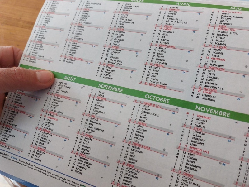 Fausses ventes de calendrier