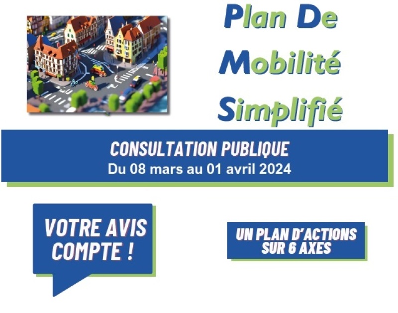 Consultation publique : le Plan de Mobilité Simplifié